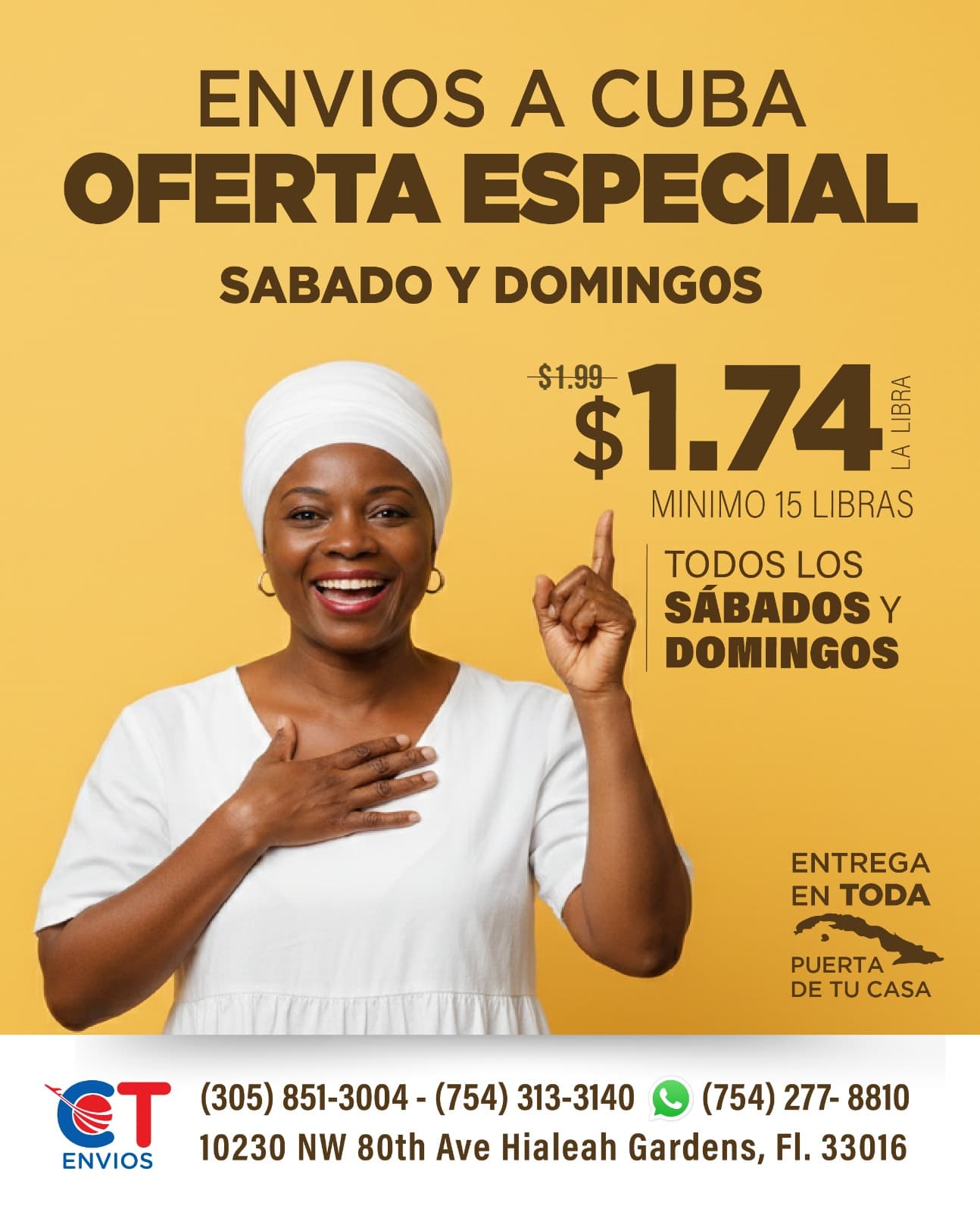 Oferta Sábados y Domingos