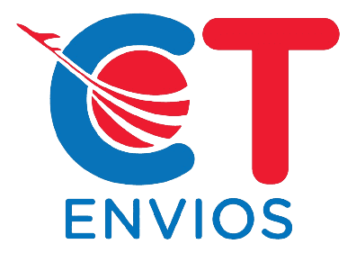 Logo de CTEnvios en agencia de Miami